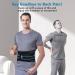 Back Brace for Lower Back Pain Relief - Breathable Support Belt for Herniated Disc & Sciatica - Adjustable Lumbar Decompression Belt for Men & Women (M) Black - Buy Online on GoSupps.com