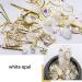 Nail art decoration glitter opal rivet symphony diamonds crystals nail art charms accessories supplies DIY crafting 3 pcs - Buy Online on GoSupps.com