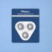 Phisco Waterproof Replacement Blades for Electric Electric Razors - Compatible with RMS8112 Set of 3 Quick-Charge Wet/Dry Use Silver - Buy Online on GoSupps.com