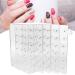 Nail Art Color Card Stand - Non-Slip Acrylic Manicure Exhibition Organizer for Worktops & Cupboards - Buy Online on GoSupps.com