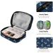 ALAZA Nautical Anchor Pill Box - 7 Day Travel Organizer Case Compact Vitamin Holder for Family & Camping Zippered Design Navy Blue (4.6 x 3.14 x 1.88 in - Buy Online on GoSupps.com