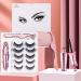 Mimore Magnetic Eyelashes Kit - 5 Pairs of Ultra-Thin 3D Lashes with Waterproof Eyeliner Reusable & Natural Look - Buy Online on GoSupps.com