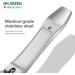 MR.GREEN Sharp Nail Clippers with Nano Glass File Stainless Steel Rustproof Nail Scissors Manicure and Pedicure Tools for Home or Outdoor Use - Buy Online on GoSupps.com