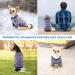 Mosucoirl Winter Dog Sweater - Comfortable Fleece Clothing for Small & Medium Dogs - Navy Blue Pet Costume - Buy Online on GoSupps.com