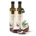 FOODIN Huile MCT C8 1000 ml (2 x 500 ml) 100% C8 base de Coco Sans Go t Pour R gime C tog ne 3x Plus de C tones 1000 millilitres