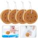 FRCOLOR Exfoliating Bath Sponge Shower Brush 4pcs Set for Soft Skin Cleaning - Body Scrubberwash for Women, Men, and Kids - Buy Online on GoSupps.com