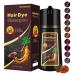 Hair Dye Shampoo Hair Color Shampoo 16.9 Fl Oz Shampoo Hair Dye Hair Dye Shampoo 3 in 1 Shampoo Para Canas Professional & Safe Suitable Home and Salon Use (Purple)