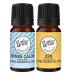 Wild Essentials Inner Calm and Zen 100% Pure Essential Oil Blend Combo Pack Two 10 ml Bottles Therapeutic Grade All Natural Aromatherapy Great for Relaxation Meditation and Stress Made in the USA