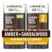 Every Man Jack Men’s Amber + Sandalwood Deodorant - Stay Fresh Safely with Aluminum Free Men’s Deodorant - Odor Crushing, Long Lasting, Plant-Based, and No Harsh Chemicals - 3 oz. 2 Sticks