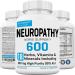 Buy Neuropathy Support Supplement - Max Strength 900 mg HP-99 Alpha Lipoic Acid - 18 in 1 Peripheral Nerve Vitamins for Feet Hands and Legs - 180 Ultra Potent Capsules - Buy Online on GoSupps.com