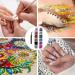 QJIBOVM Flat bottom rhinestone gems crystal nail art gems with picking tweezers and rhinestone picker dot drill pen suitable for nails clothes face crafts - Buy Online on GoSupps.com