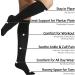 Shop Ailaka Compression Stockings for Men & Women - Knee High 20-30 mmHg Black Medium for Varicose Vein Relief - Buy Online on GoSupps.com