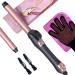 LANDOT Automatic Rotating Curling Iron 1-inch: Auto Hair Curler Long Barrel for All Hair Types - Easy-to-use Ceramic Curling Wand - Salon Quality Curls and Waves - Adjustable Temperature Dual Voltage
