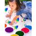 Biggun 7 Large Round Rainbow Craft Ink Pads - DIY Fingerprint Stamps for Kids - Washable & Colorful Stamp Pad for Crafting & Scrapbooking - Buy Online on GoSupps.com