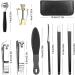 bssmmai Professional Manicure Set 17-Piece Pedicure Set for Thick and Ingrown Hard Toenails Stainless Steel Manicure Nail Clippers Set Pedicure Foot Care Nail Clippers - Buy Online on GoSupps.com