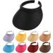 Jecvxor Cloth Covered Slip-On Visor Large Blue - Women's/Men's Sports Sun Visor Hat - Buy Online on GoSupps.com