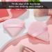 12 Pack Triangle Makeup Puff - Soft Powder Puffs for Loose & Mineral Foundation - Pink Cosmetic Tools - Buy Online on GoSupps.com