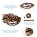 Velvet Hair Pocket Scrunchies with Hidden Zipper - 4 Mixed Pack | Elastic Hair Accessories for Women and Girls - Buy Online on GoSupps.com