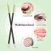 ATOMUS 50pcs 2 in 1 Mascara Wands & Lipstick Applicator | Disposable Makeup Brushes - Green - Buy Online on GoSupps.com