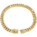 Cuban Connection Dog Collar - 17.7 Cuban Link Chain Alloy Diamond Gold Bling Jewelry for Dogs & Cats - Buy Online on GoSupps.com