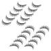 FRCOLOR 10 Pairs Fake Eyelashes False Lashes Wispy Professional Eyelashes Bulk Women Eyelashes Natural False Lashes for Women Makeup Eyelashes Miss High-grade Fiber Accessories Hardcore