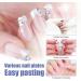 Nail Adhesive Tabs 11Sheets Nail Adhesives Breathable for Press on Nails Press on Nails Sticky Tabs Fake Nail Glue Stickers Glue Tabs for for Manicure Hondony - Buy Online on GoSupps.com