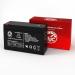 AJC 6V 12Ah Sealed Lead Acid Battery Compatible with Batterymart SLA-6V12-F1 | Reliable International Shipping - Buy Online on GoSupps.com