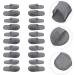 Topbathy Hotel Spa Slippers - 10 Pairs of Washable Unisex Indoor Slip-Closed Toe Linen Slippers - Reusable Gray Guest Slippers - Buy Online on GoSupps.com