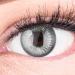 Colored Gray Contact Lenses Anime Gray Circle Lenses Heroes Of Cosplay High Coverage No Prescription with Free Lens Case