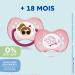 Dodie Anatomical Pacifiers Set for 18+ Months | BPA-Free Robust Designs - Go Girl Squirrel & Shooting Star - Buy Online on GoSupps.com