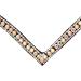 Start Wodenhrigel Horse Glitzer Headband - Leather Diamond Stirring Strap for Bridle | Curved Head Straps for Warmblood Thoroughbred & Pony - Full Brown/Shimmering - Buy Online on GoSupps.com