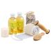 Wooden Massage and Reflexology Kit for Women - At-Home Spa Set with Fresh Cucumber Melon Aromatherapy - Body Relaxation & Rejuvenation - Buy Online on GoSupps.com