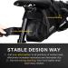 Waterproof Bicycle Saddle Bag 10L - Black | Rainproof Seat Bag for Mountain & Road Bikes - Professional Cycling Accessories - Buy Online on GoSupps.com