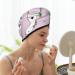 Super Absorbent Aerial Yoga Unicorn Hair Towel Wrap - Soft Coral Velvet Quick Dry Cap for Long Curly & Thick Hair | International Shipping - Buy Online on GoSupps.com