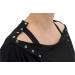 Shop XL Black Shoulder Shirt for Men Women & Unisex - Stylish & Comfortable | International Shipping - Buy Online on GoSupps.com