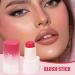 Makeup Face Blush Stick Makeup Blush Seamless Blending Multiuse Makeup Stick Soft cream blushers for travel business trips home outdoors - Buy Online on GoSupps.com