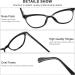 Cat Eye Blue Light Blocking Glasses for Men & Women - Stylish Spring Hinge Design in Brown - Buy Online on GoSupps.com