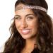 Shop Hipsy Women's Adjustable Slip-Resistant Glitter Hair Bands - 5 Pack (Skinny Silver Black Rose Gold Navy White) - International Shipping Available - Buy Online on GoSupps.com