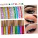 Mipcase 10pcs Eyeliner Pencil Glitter Eye Shadow Shiny Eyeshadow Liquid Eyeliner Liquid Eyeshadow Sequins - Buy Online on GoSupps.com