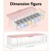 Vordrassil P-80 Contact Lens Organizer with Remover & Tweezers - Transparent Disposable Box for Daily Lenses Compatible with All Brands - White/Opulent Garden - Buy Online on GoSupps.com