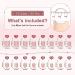 RTKHFZE Short Square Ombre Gel Press On Nails - 32 Pcs Reusable False Nails with Glue | Gradient Pink Nail Tips Kit for Women - Buy Online on GoSupps.com