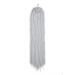 20 Strands Afro Braids - Soft Synthetic Hair Extensions for Braiding - 50cm 100g - Gray Color - Buy Online on GoSupps.com