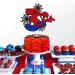 1Pcs Spider Man Party Cake Toppers Happy Birthday Party Supplies Decorations Perfect for Children's 3th Birthday Party - Buy Online on GoSupps.com