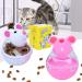 FANTESI 2 Pcs Cat Food Ball Dispenser Cat Treat Toy Feeder Toy for Interactive IQ Treat Training Mouse shape Tumbler (Random color) - Buy Online on GoSupps.com