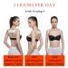Adjustable Back Correction Belt Shoulder Invisible Elastic Shoulder Support for Hunching Posture Orthotic White L - Buy Online on GoSupps.com
