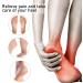 Adjustable Breathable Heel Support for Plantar Fasciitis - 4 Pcs Heel Cushions for Heel Pain Relief | Black, Large - Buy Online on GoSupps.com
