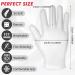 Sibba 4 Pairs White Moisturizing Cotton Gloves for Men & Women | Overnight Hand Spa Treatment & Eczema Care - Buy Online on GoSupps.com