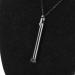 Breathing Necklace for Stress Relief | Fashionable Stainless Steel Anxiety Necklace | Relaxation & Meditation (Black) - Buy Online on GoSupps.com