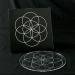 Runde Pendulum Board | Crystal Kissage Star Acrylic Divination Board for Metaphysical Energy & Living Room Decor - Buy Online on GoSupps.com
