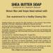 Luxury Natural Handmade Shea Butter Soap Bar | Paraben & Sulphate Free | Moisturizing & Cleansing | Essential Oils | 115g | International Shipping Available - Buy Online on GoSupps.com